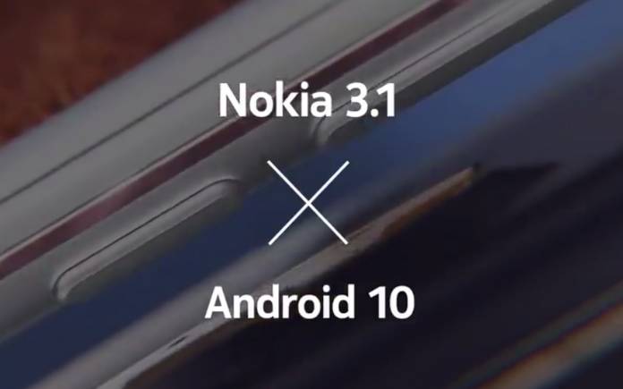 Nokia 3.1 Android 10 Update