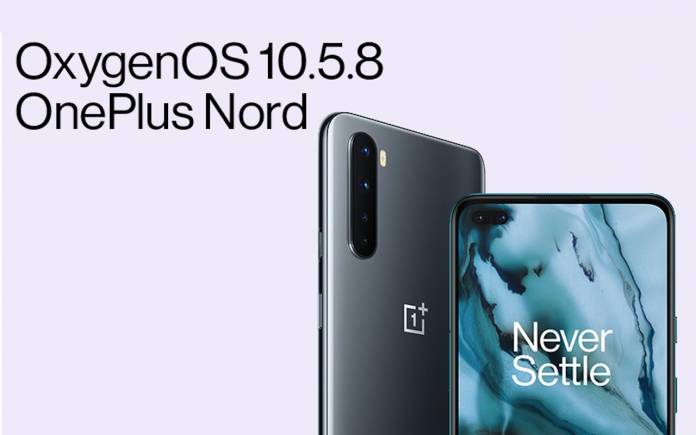 OxygenOS 10.5.8 Update OnePlus Nord