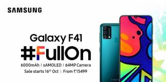 Samsung Galaxy F41 FullOn