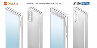 Xiaomi Fold foldable smartphone with slider display