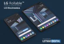 LG Rollable smartphone A