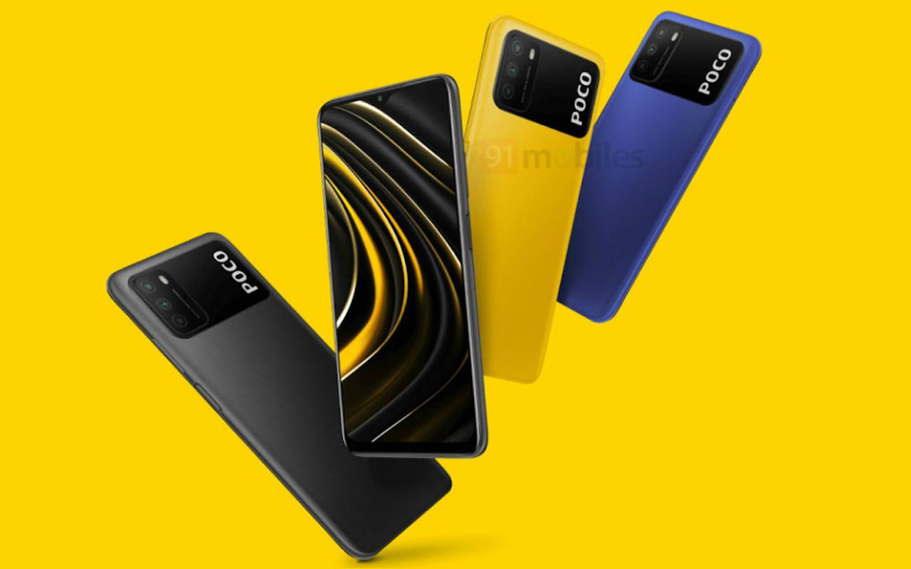 POCO M3 phone image render surfaces ahead of official launch - Android