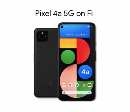 Pixel 4a 5G Google Fi