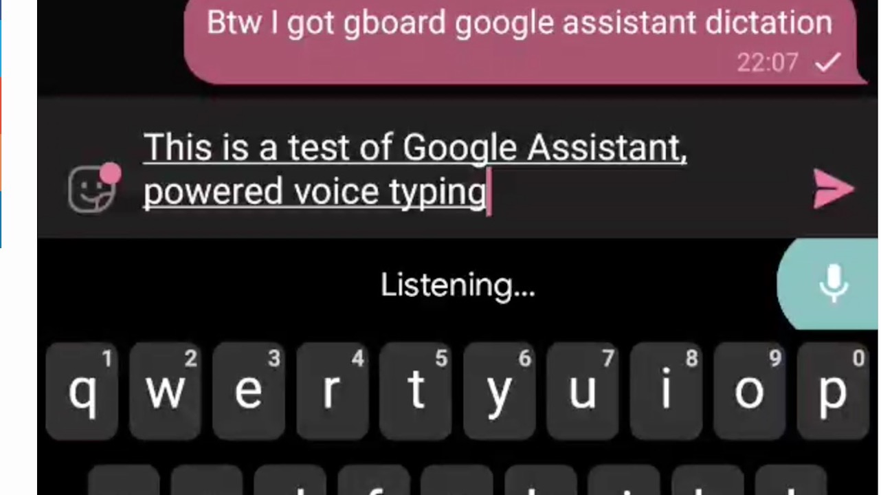 New Google Assistant rolling out keyboard dictation to select Pixel