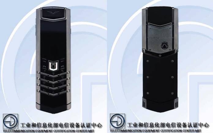 Vertu Phone TENAA