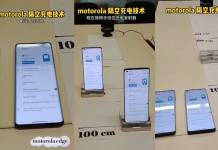 Motorola wireless air charging demo