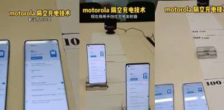 Motorola wireless air charging demo