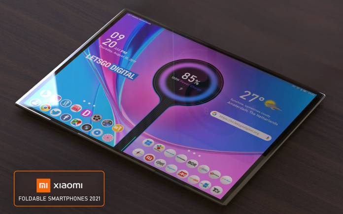 Xiaomi foldable phone 2021