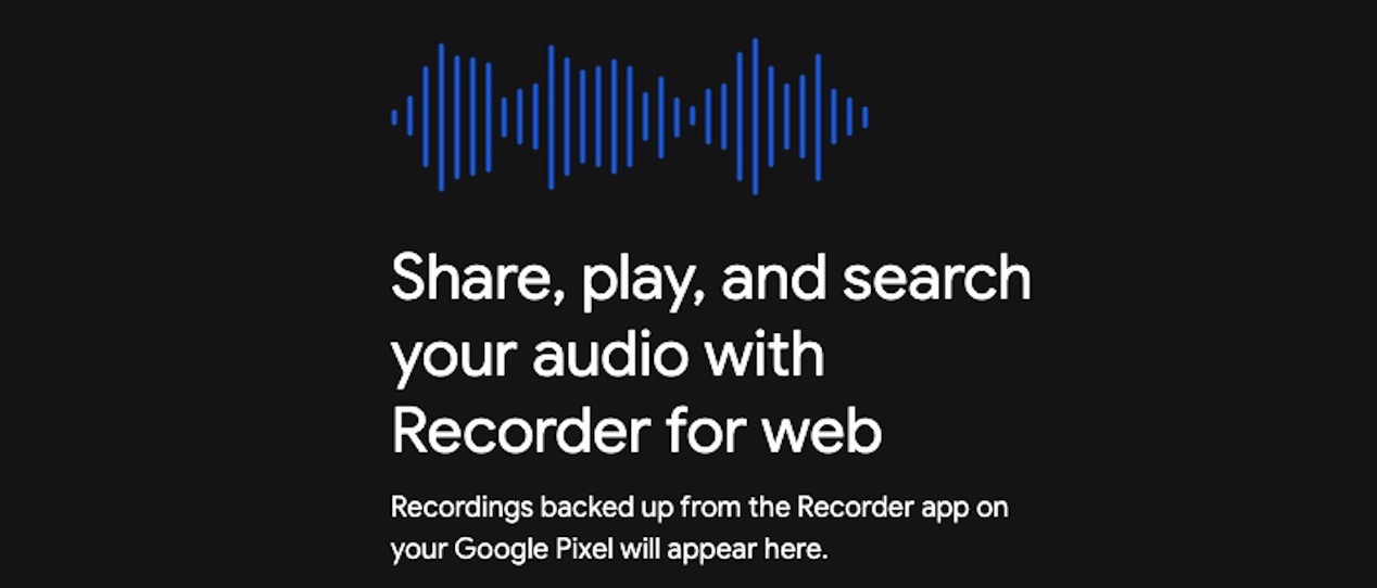 Google Recorder for Web