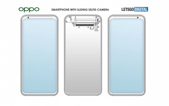 Oppo Reno smartphone sliding selfie camera