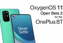 OnePlus 8T OxygenOS 11 Open Beta 2