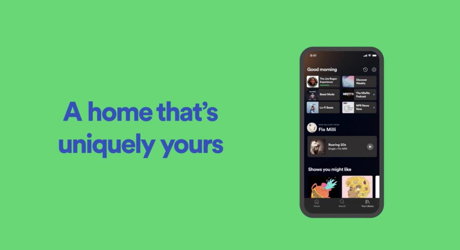 Spotify’s new home screen brings more personalized features - Android