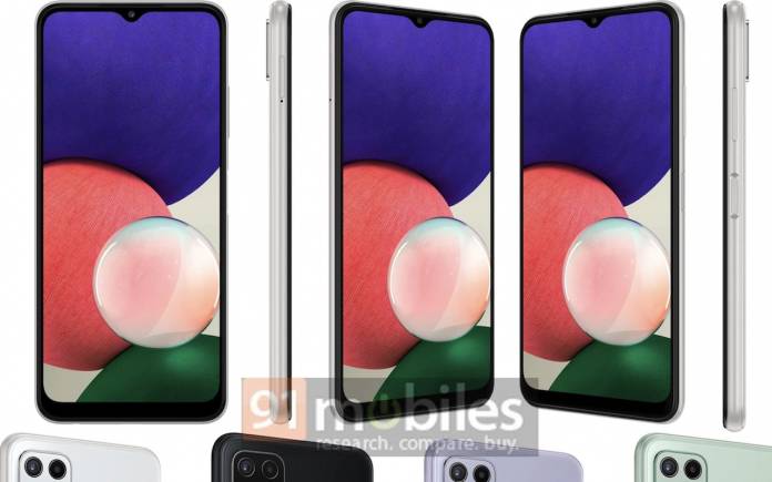 Samsung Galaxy A22 Image Renders