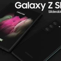 Samsung Galaxy Z Slide Slideable Phone Concept