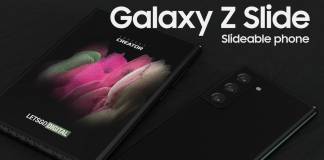 Samsung Galaxy Z Slide Slideable Phone Concept