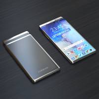 Samsung Galaxy Z Slide Slideable Phone Concept Image