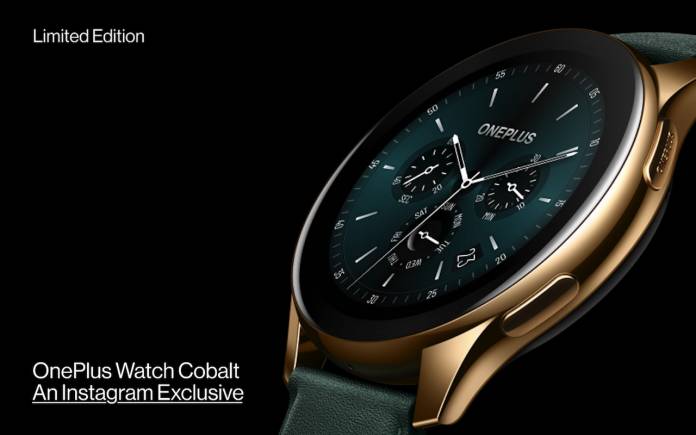OnePlus Watch Cobalt Edition Instagram Exclusive