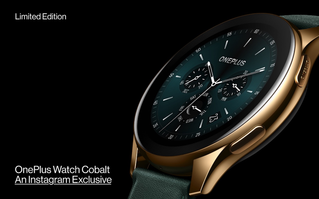 OnePlus Watch Cobalt Limited Edition x2 - www.sorbillomenu.com