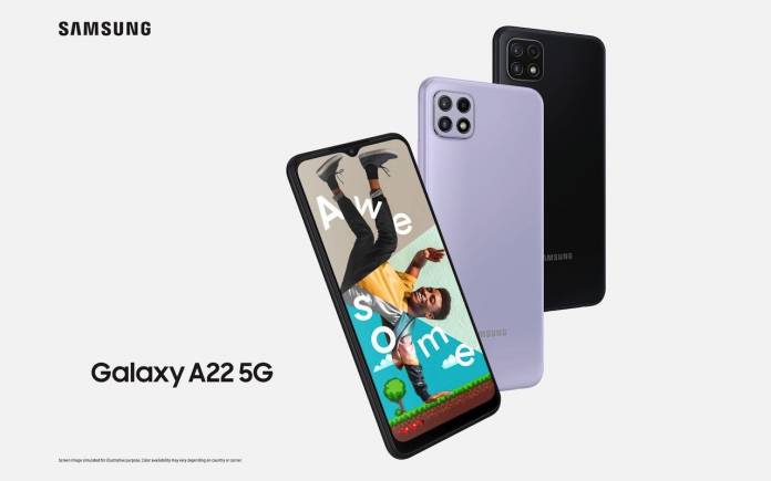 Samsung Galaxy A22 5G Features