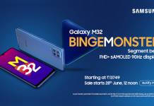 Samsung Galaxy M32 Binge Monster India