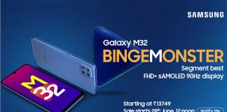 Samsung Galaxy M32 Binge Monster India