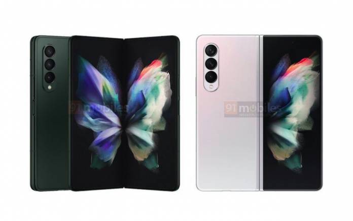 Samsung Galaxy Z Fold 3 Image Renders