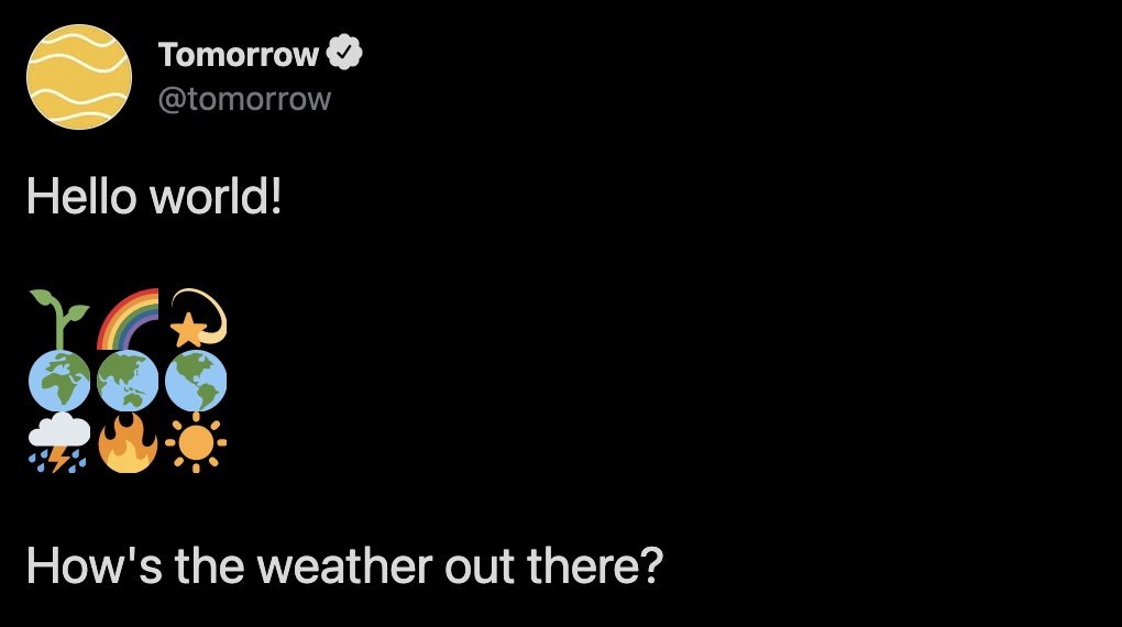 Twitter launches paid local weather service “Tomorrow” - Android Community