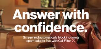 Verizon Call Filter Feature