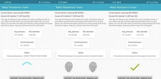 Water Resistance Tester App