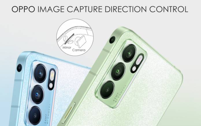 Oppo Reno Phone with multi-directional camera