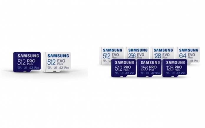 Samsung PRO Plus EVO Plus microSD cards