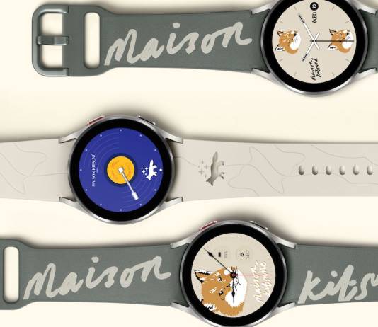 Samsung Galaxy Watch 4 Maison Kitsune Edition Images