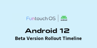 Vivo FuntouchOS Android12 Timeline