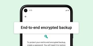 WhatsApp End-to-End Encrypted Backup