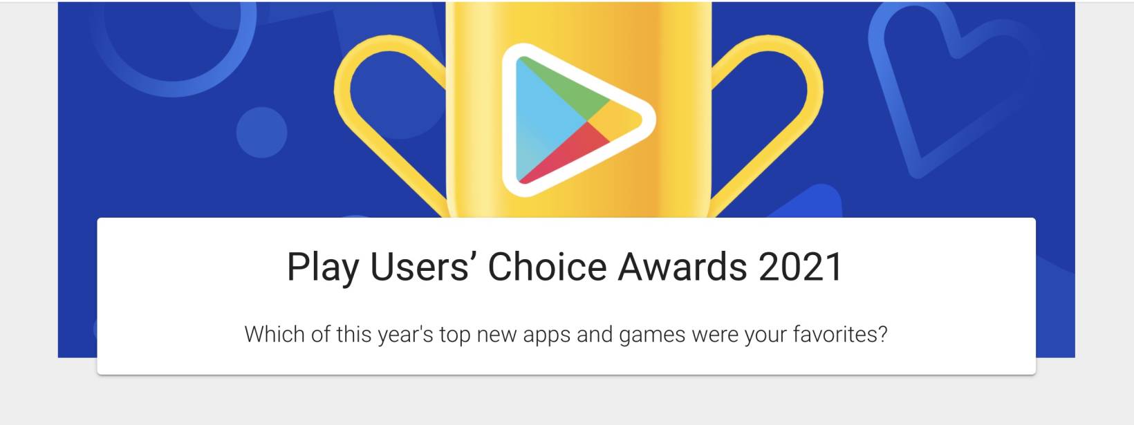 User's Choice Award, We're proud to be nominated by Google Play for this  year's #GooglePlayBestOf Users' Choice Awards. We'd love it if you voted  for Dream League Soccer