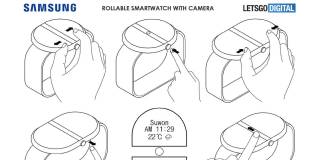 Samsung Rollable Smartwatch with Camera