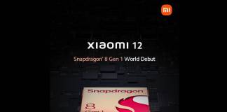 Xiaomi 12 Snapdragon 8 Gen1