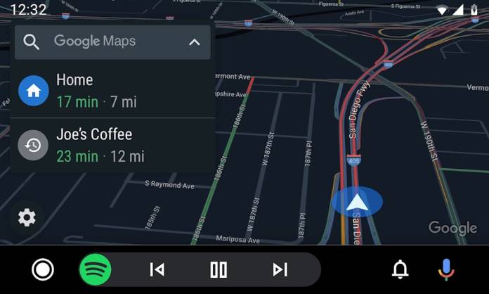 how to use google maps navigation in my car