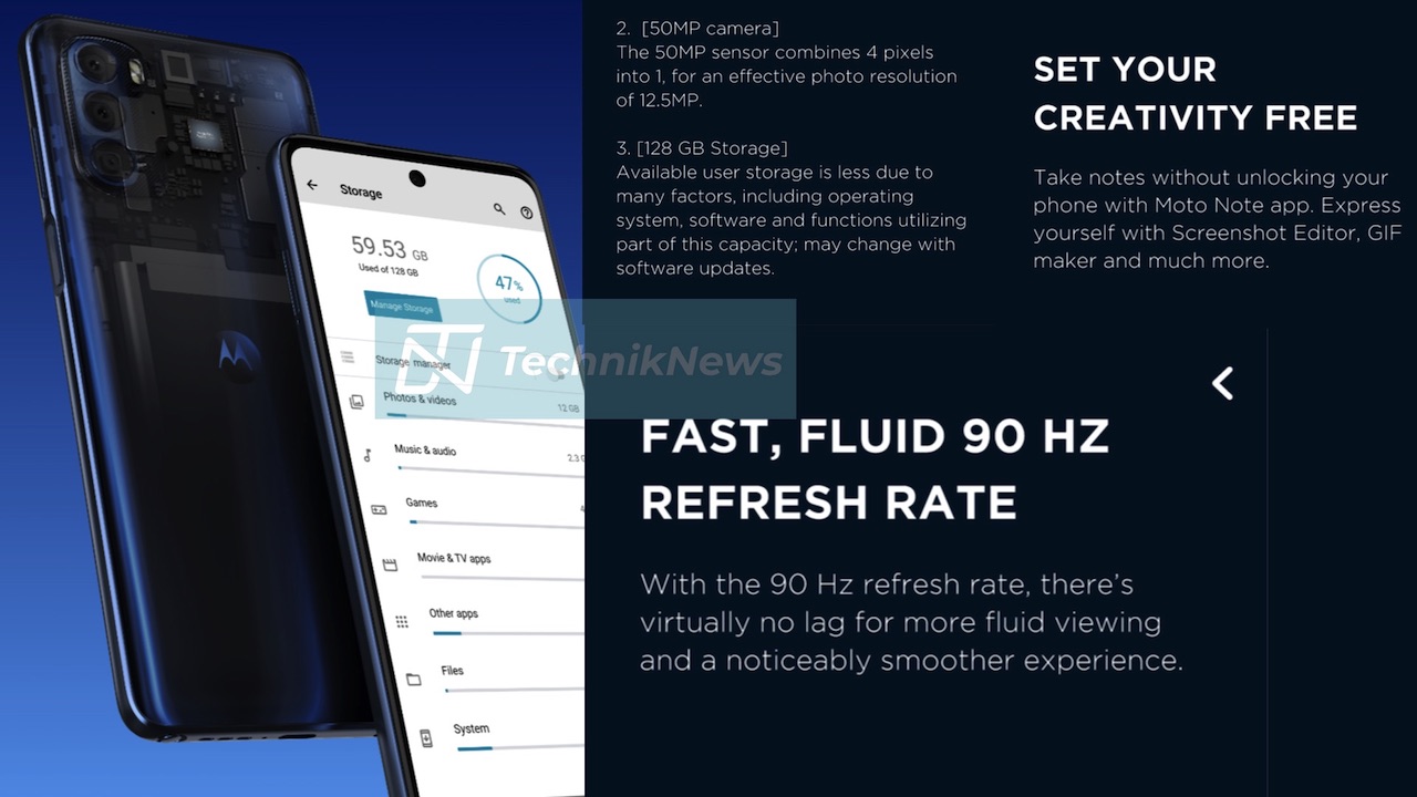 Moto G Stylus 2022 Specs Features