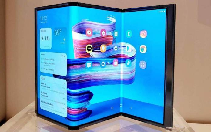 Samsung foldable and slidable display prototype
