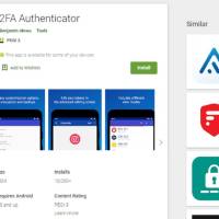Malacious 2FA Authenticator app – Google Play Store